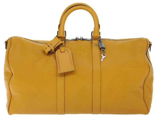 Louis Vuitton Keepall Camel Leather  ref.1303772