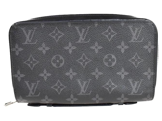 Louis Vuitton Zippy XL Negro Lienzo  ref.1303807