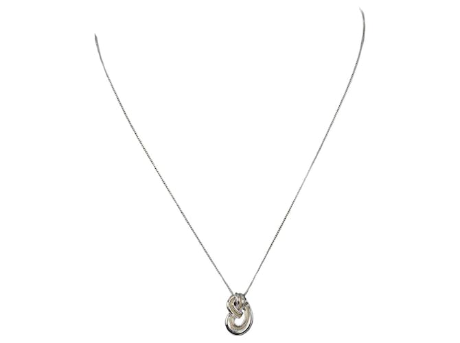 Tiffany & Co Knot Silvery Silver  ref.1303994
