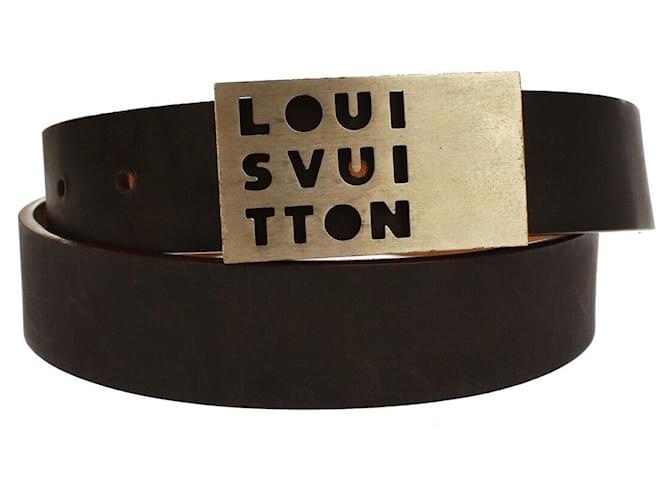 Louis Vuitton Braun Leder  ref.1304138