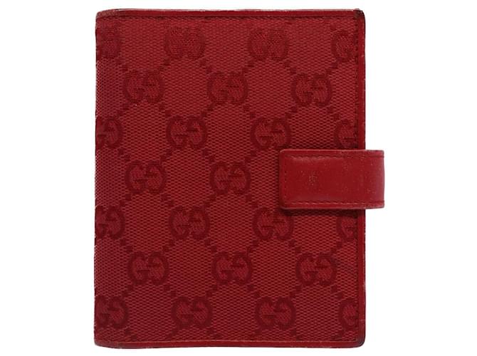 Gucci Couverture agenda Red Cloth  ref.1304207