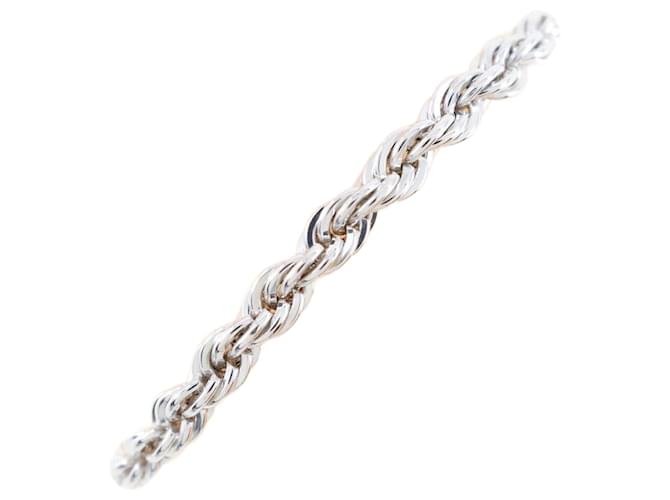 Tiffany & Co Twisted Chain Combi Silvery Silver  ref.1304333