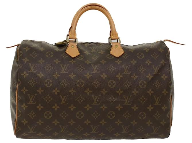 Louis Vuitton Speedy Brown Cloth  ref.1304393