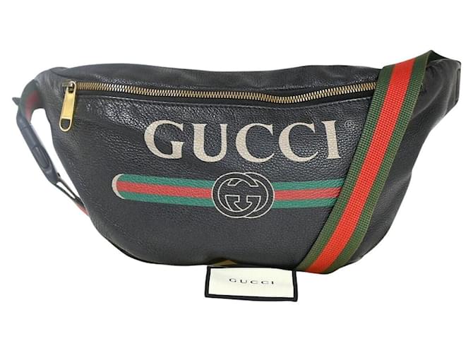 Gucci Sherry Black Leather  ref.1304473