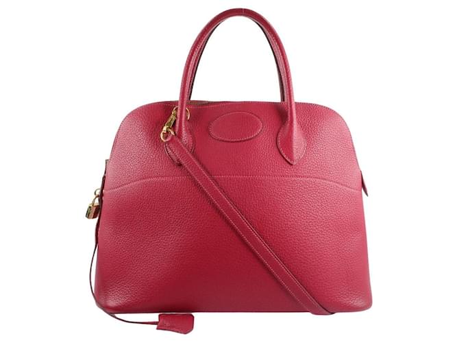 Hermès Bolide Red Leather  ref.1304497