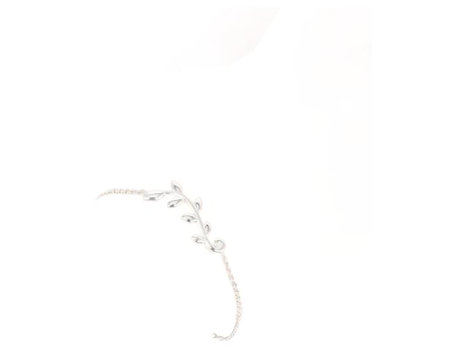 Tiffany & Co Olive leaf Silvery Silver  ref.1304558