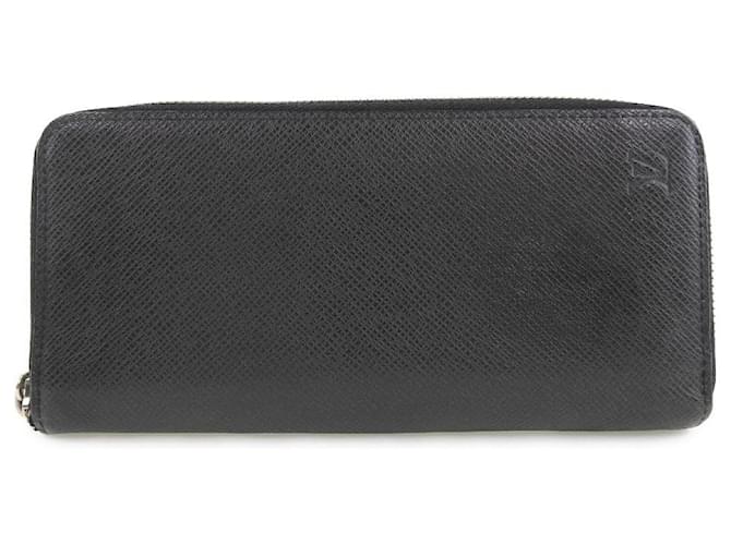 Louis Vuitton Zippy Wallet Vertical Black Leather  ref.1304664