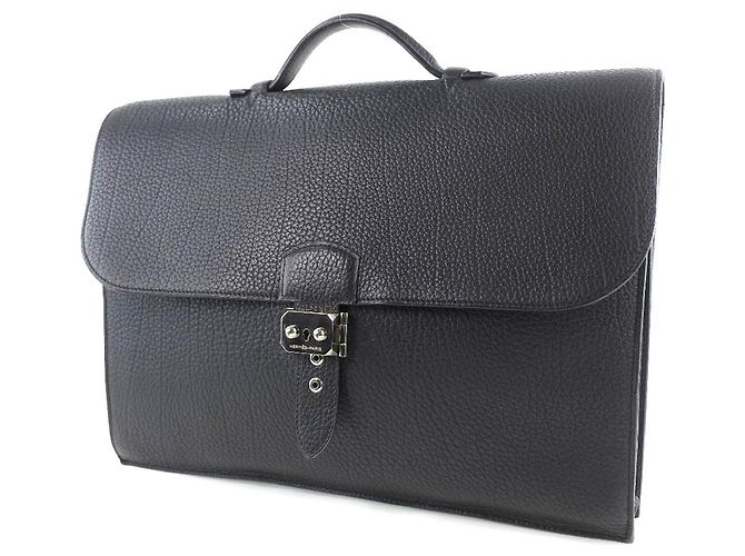 Sac à dépêches Hermès Hermes Sac a Depeches Noir
