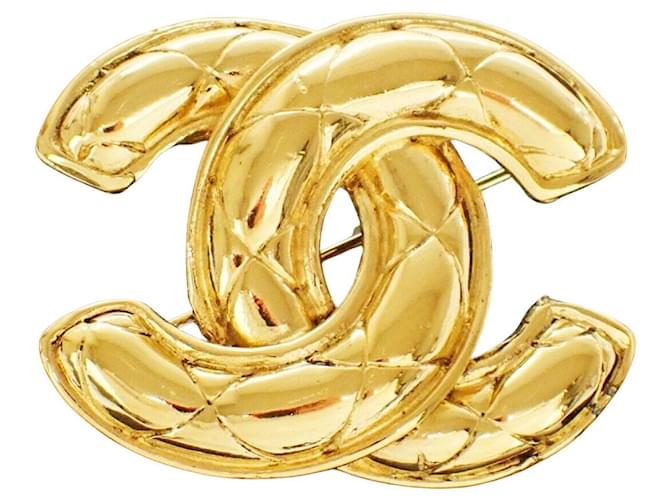 Logo Chanel CC Doré  ref.1304709