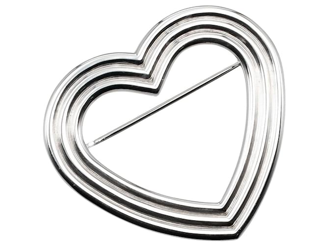 Tiffany & Co Heart Silvery Silver  ref.1304857