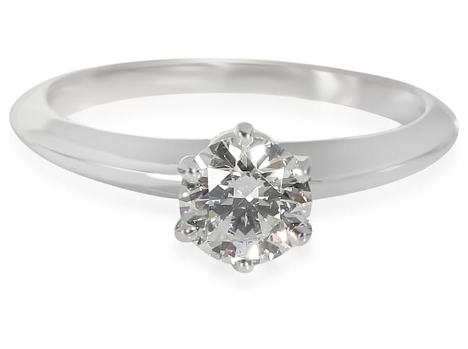 TIFFANY & CO. Anello di fidanzamento con diamante in platino G VVS2 0.75 ctw  ref.1305109