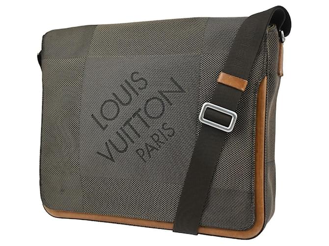 Louis Vuitton Messenger Cinza Lona  ref.1305121