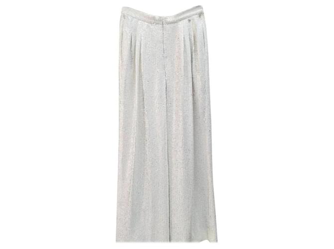 Chanel Kirsten Stewart White Pants Trousers Polyester  ref.1305145