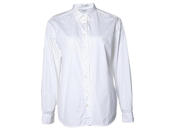 Autre Marque Totem, Camicia oversize bianca Bianco Cotone  ref.1010291