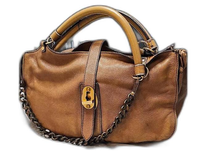 Burberry Handbags Brown Leather  ref.1128702