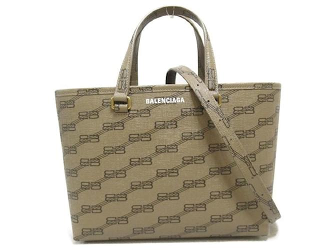 Balenciaga Signature East West Tote Bag, Canvas Umhängetasche in gutem Zustand Leinwand  ref.1296348