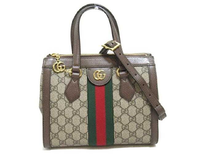 Gucci GG Supreme Ophidia Top Handle Bag  548000 Leather  ref.1296350