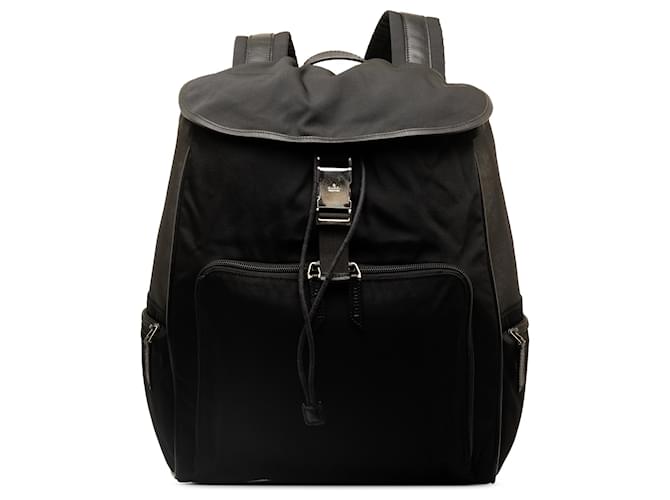 Gucci Black Nylon Backpack Cloth  ref.1301212