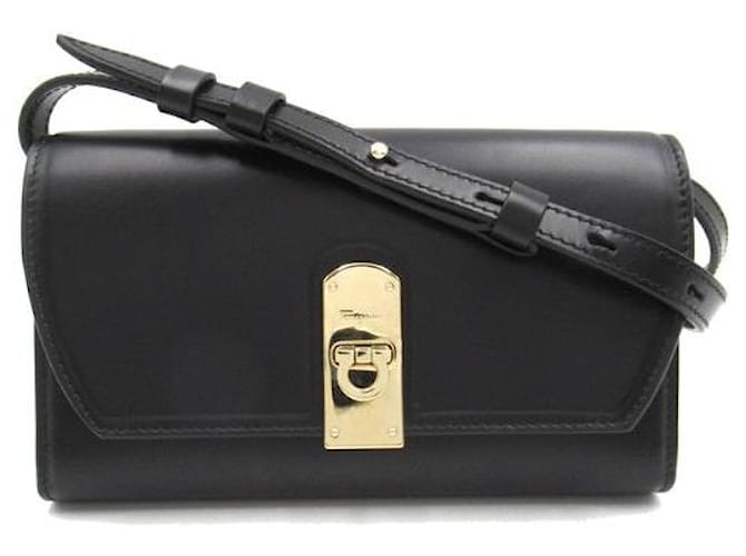 Salvatore Ferragamo Boxyz Mini Crossbody Bag Leather  ref.1305174