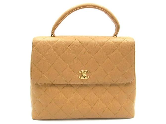 Chanel CC Caviar Handbag Leather  ref.1305180