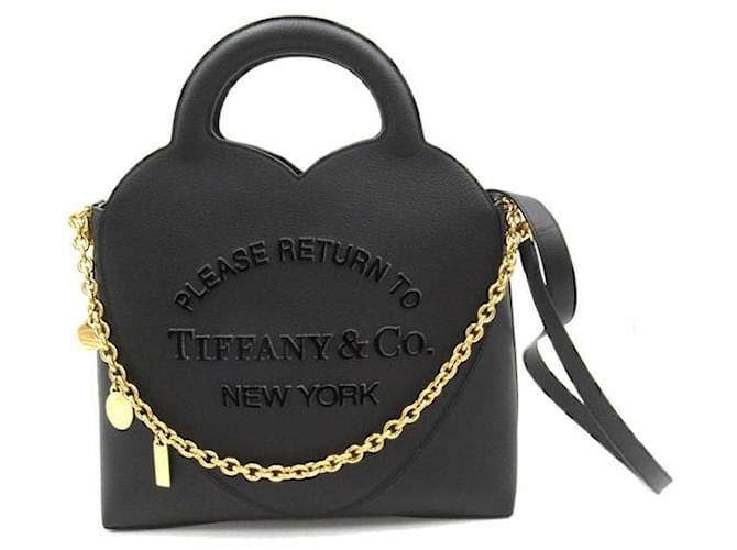 Tiffany & Co Return to Tiffany Mini Charm Tote Bag Leather  ref.1305186