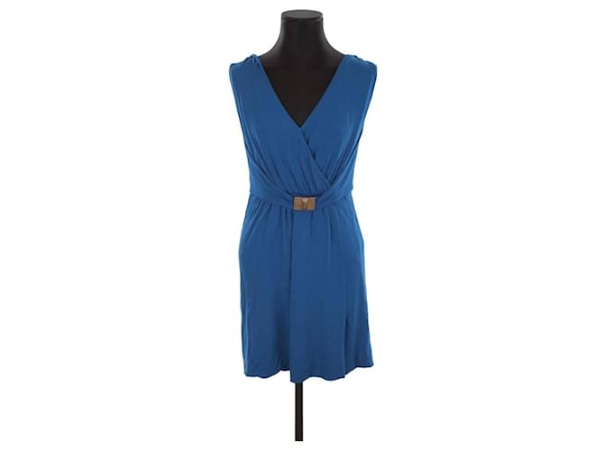 Emilio Pucci vestido azul Viscose  ref.1305208