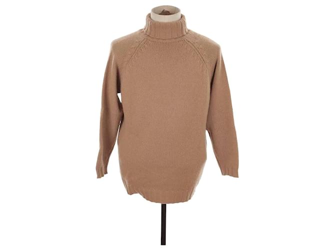 Eric Bompard Cashmere sweater Beige  ref.1305209