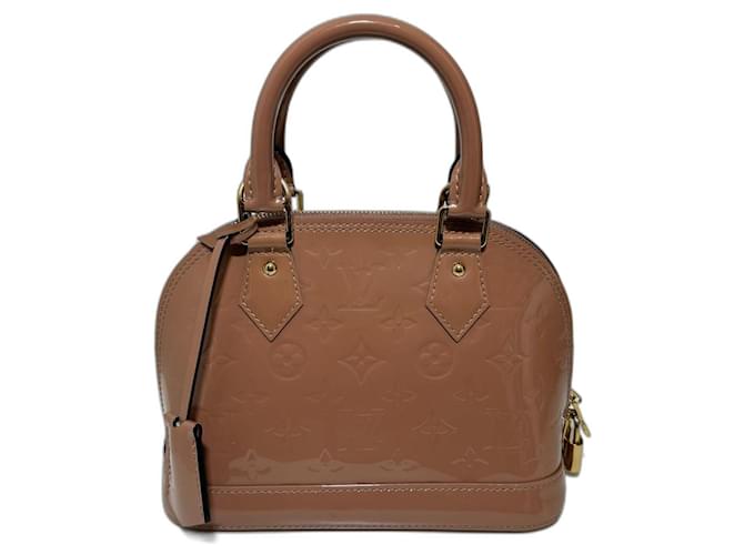 Louis Vuitton Alma BB Beige Hazelnut Patent leather  ref.1305305