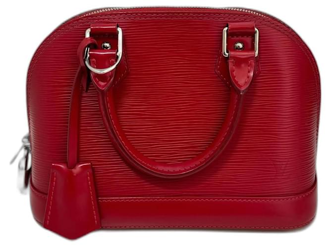 Louis Vuitton Alma BB Red Leather  ref.1305328
