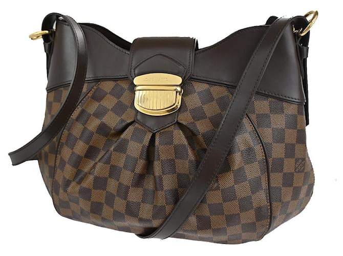 Louis Vuitton Sistina Brown Cloth  ref.1305334