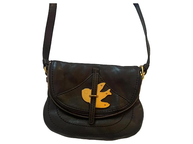 Bird by Marc by Marc Jacobs Black Leather  ref.1305341