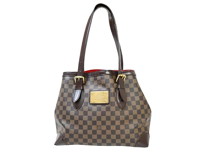 Louis Vuitton Hampstead Castaño Lienzo  ref.1305352