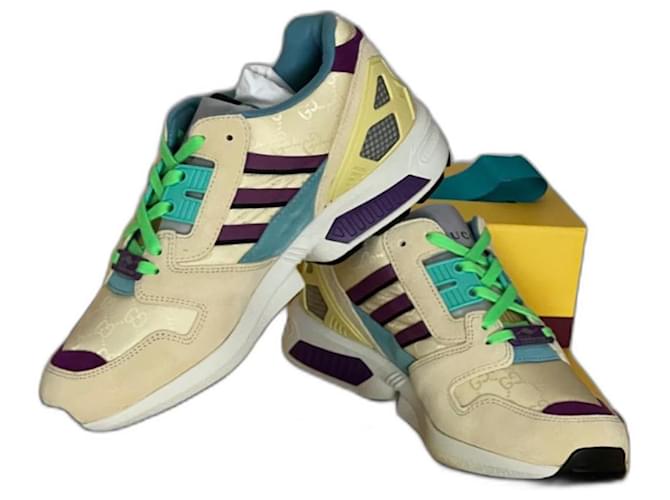 Tênis ou sneakers Gucci x Adidas Bege  ref.1305359