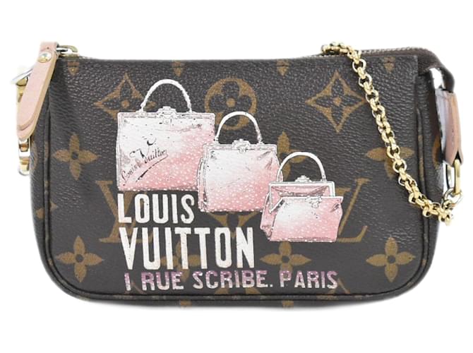 Louis Vuitton Pochette Marrom Lona  ref.1305405