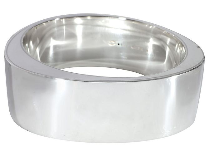 Pulseira extra Georg Jensen Lina Christensen em prata de lei Metálico