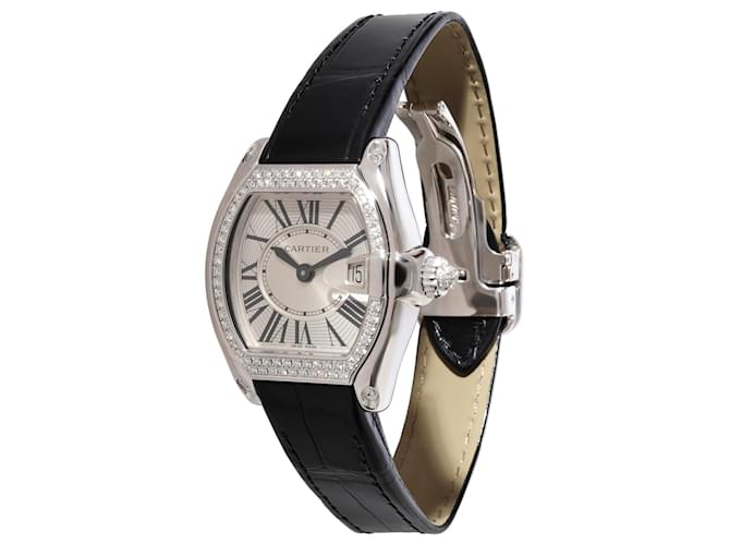 Cartier Roadster WE500260 Relógio feminino em ouro branco Prata Metálico Metal  ref.1305439
