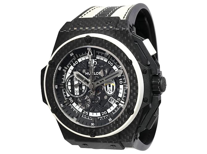 Hublot King Power Juventus 716.QX.1121.VR.JUV13 Men's Watch in  Carbon Fiber Black  ref.1305472