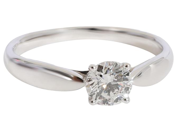 TIFFANY & CO. Harmony Diamond Engagement Ring in Platinum E VVS1 0.5 ctw Silvery Metallic Metal  ref.1305493