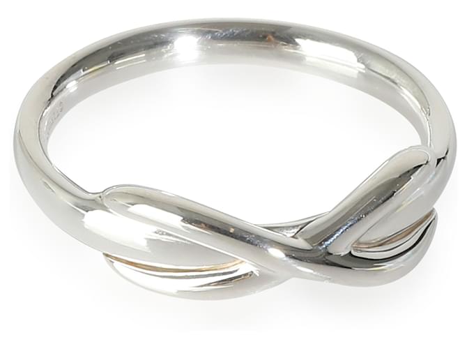 TIFFANY & CO. Infinity Ring in  Sterling Silver Silvery Metallic Metal  ref.1305517