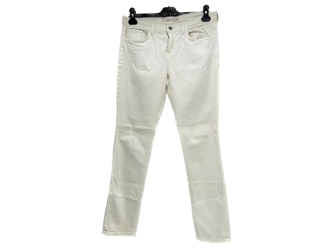 J BRAND Jeans T.US 30 cotton Bianco Cotone  ref.1305582