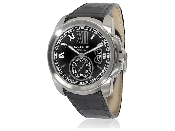 Cartier Calibre de Cartier W7100014 Men's Watch In  Stainless Steel Silvery Metallic Metal  ref.1305649