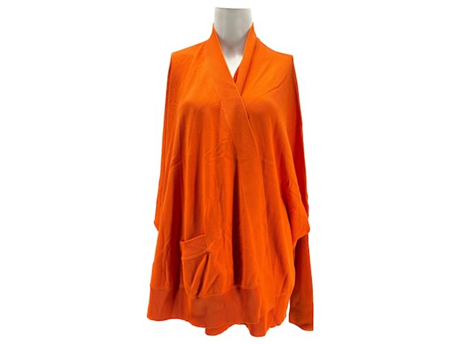 GIVENCHY  Knitwear T.International M Wool Orange  ref.1305694