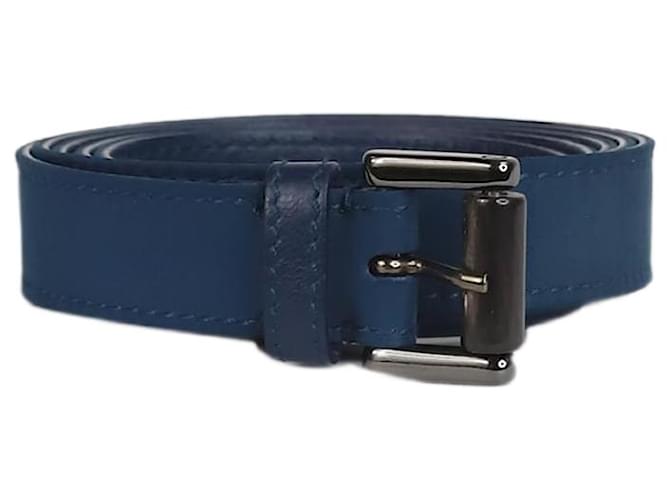 Loro Piana Blue leather belt  ref.1305726