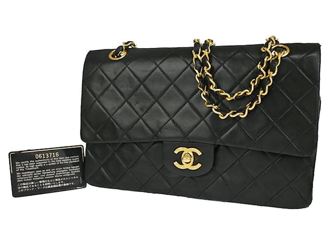 Chanel Matelassé Black Leather  ref.1305741