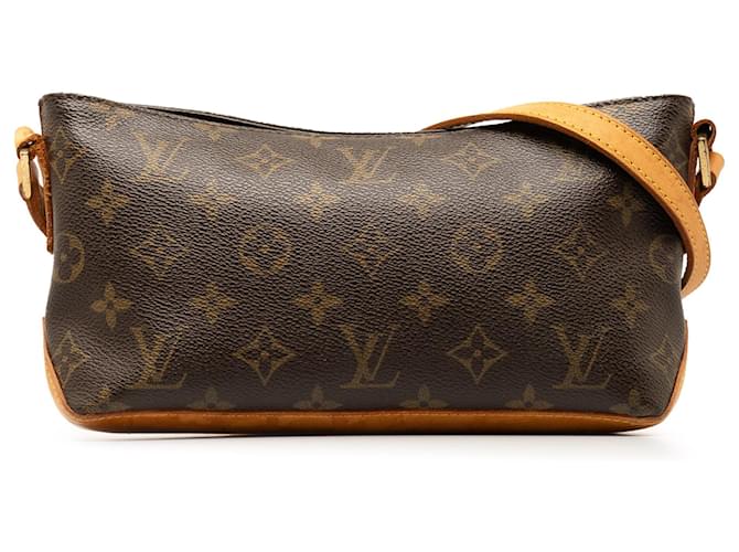 Louis Vuitton Brown Monogram Trotteur Cloth  ref.1305855