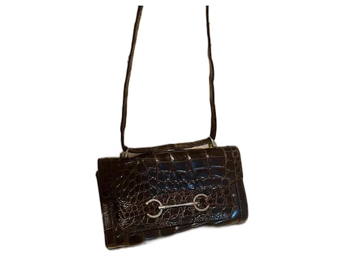 Céline Handbags Brown Exotic leather  ref.1305932