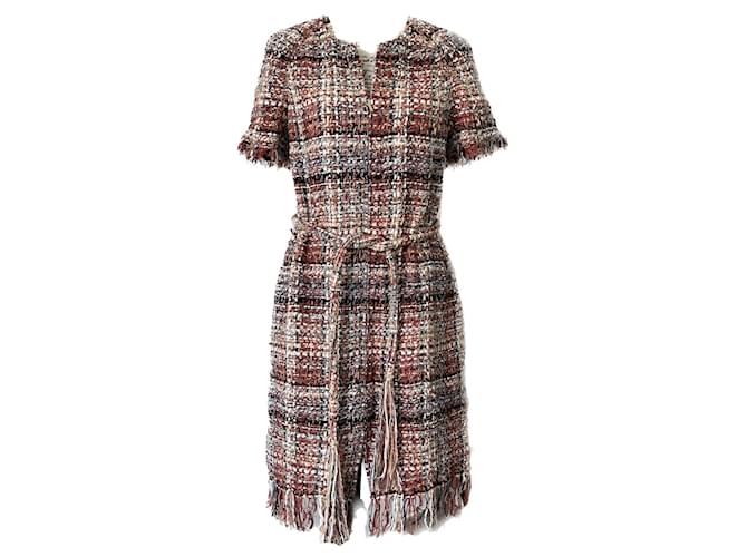 Chanel Ribbon Tweed Runway Dress Paris Greece Collection Multiple colors  ref.1305943