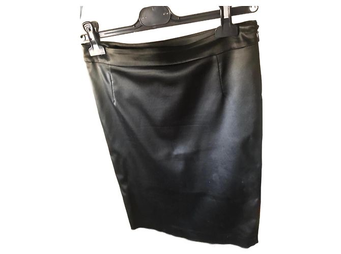 D&G Midi Rock im Etui-Stil schwarz Acetat
