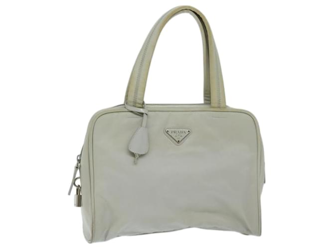 PRADA Hand Bag Nylon Gray Auth 68818 Grey  ref.1305967