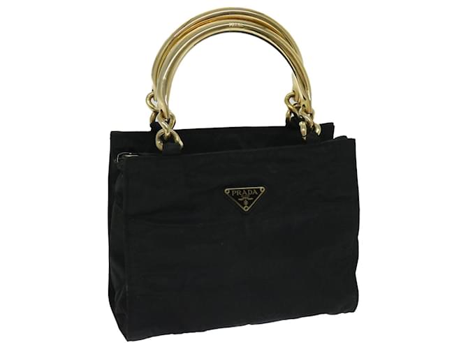 PRADA Hand Bag Nylon Black Auth bs12898  ref.1305971